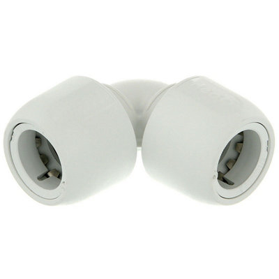 Hep2O Equal Elbow 90 Degree White 28mm Hd5/28W from B&Q
