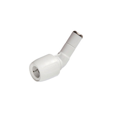 Hep2O Obtuse Elbow 135 Degree Single Socket White 15mm Hd8/15W from B&Q