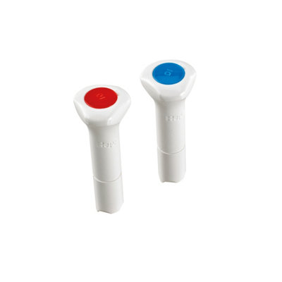 Hep2O Demountable Fitting Peg 10mm White Hx44/10W from B&Q