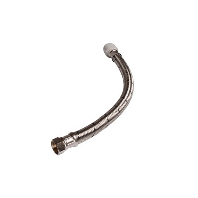 Hep2O X Union Nut Flexible Hose 22mmx3/4"500mm (Braided) Hd225B/22W from B&Q