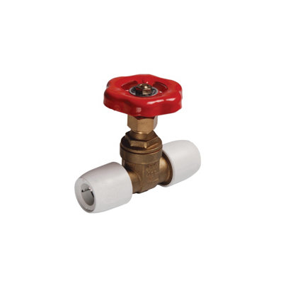 Hep2O Gate Valve Hot/cold 15mm Hx35/15W from B&Q