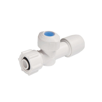 Hep2O Straight Service Valve 15mmx1/2" Hx18/15W from B&Q
