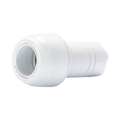 Hep2O Keyless Socket Reducer 22X15mm Pushfit/spigot White Plastic Plumbing Fitting Kl2-22 from B&Q