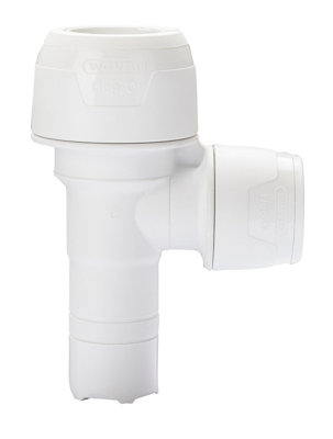Hep2O Keyless Branch Reduced Tee Spigot 22X15mm White Plastic Plumbing Fitting Kl15-22 from B&Q