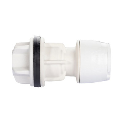 Hep2O Keyless Tank Connector 15mmx1/2" White Plastic Plumbing Fitting Kl20-15 from B&Q