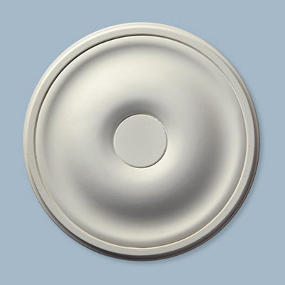 Yes-Online Ceiling Rose Ava Resin Strong Lightweight Easy Fix 30Cm Diameter Paintable from B&Q