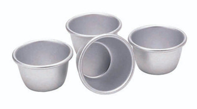 Kitchencraft Set Of Four Mini Pudding Moulds7.5Cm from B&Q