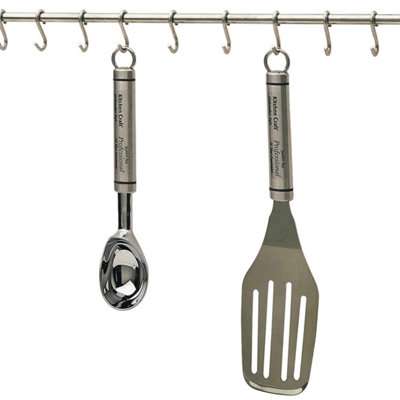 Kitchencraft Stainless Steel Utensil Hanging Rack from B&Q