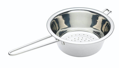 Kitchencraft Stainless Steel 20Cm Long Handled Colander from B&Q