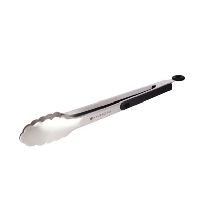 Masterclass Deluxe Stainless Steel 30Cm Food Tongs from B&Q