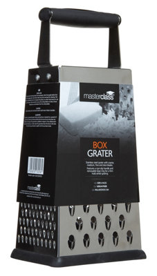 Masterclass 24.5Cm Four Sided Box Grater from B&Q