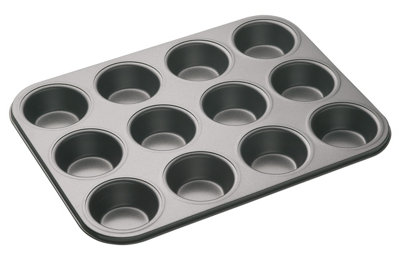 Masterclass Non-Stick 12 Hole Deep Baking Pan from B&Q