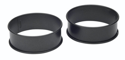 Tala Poachette Rings Set of 2 - Non-Stick Egg Poaching & Frying Rings - Yorkshire Pudding Moulds - 9cm Diameter - Image 3