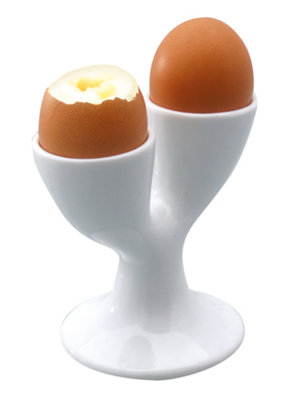 Kitchencraft White Porcelain Double Egg Cup