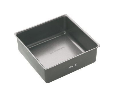 MasterClass Non-Stick Deep Square Cake Tin 20cm 8 inch Loose Base Carbon Steel - Image 9
