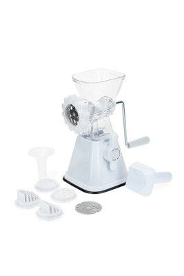 Kitchencraft White Plastic Mincer With Suction Clamp from B&Q