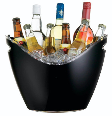 Barcraft Black Acrylic Drinks Pail / Cooler from B&Q