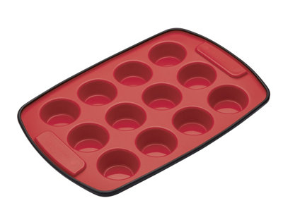 Masterclass Smart Silicone Flexible Twelve Hole Pan from B&Q