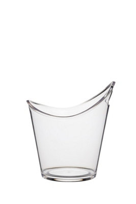 Barcraft Clear Acrylic Drinks Pail / Wine Cooler from B&Q