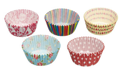 KitchenCraft Sweetly Does It Pack Of 250 Assorted Paper Cake Cases from B&Q