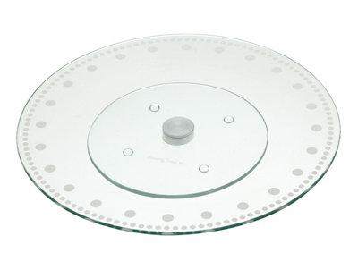 KitchenCraft Sweetly Does It Revolving Glass Cake Stand from B&Q