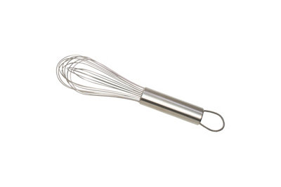 B&Q -  Silver Stainless Steel Balloon Whisk Dishwasher Safe Gift Boxed 25Cm