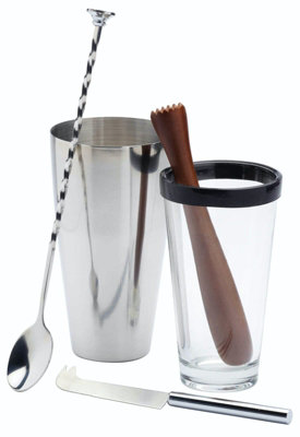 Barcraft 4 Piece Mojito Cocktail Set from B&Q