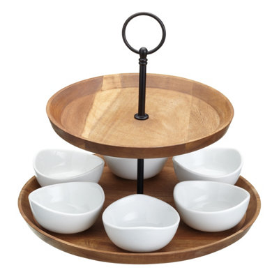 Artesà Appetiser Two Tier Serving Set from B&Q