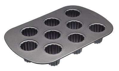 MasterClass 9 Cup Non-Stick Carbon Steel Mould with Lid - Image 6
