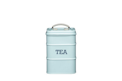 KitchenCraft Living Nostalgia Vintage Blue Tea Tin from B&Q