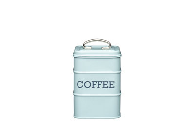 KitchenCraft Living Nostalgia Vintage Blue Coffee Tin from B&Q