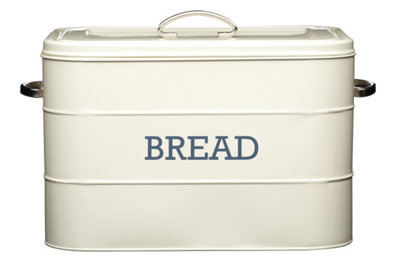 B&Q -  Antique Cream Bread Bin