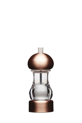 Masterclass 14.5Cm Copper Effect Filled Capstan Salt Mill from B&Q