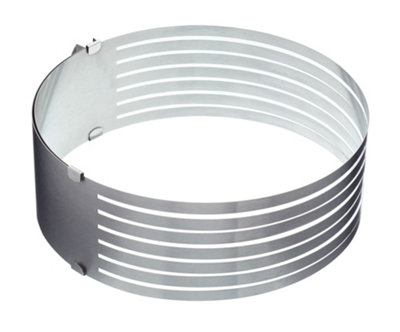 KitchenCraft Sweetly Does It Stainless Steel Adjustable Cake Layer Guide from B&Q
