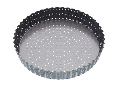 Masterclass Crusty Bake Non-Stick Fluted Round Quiche Tin 25Cm