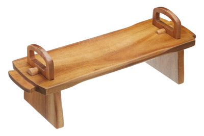 Artesà Large Acacia Wood Antipasti Platform Platter from B&Q