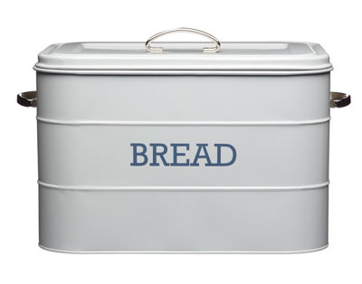 Kitchencraft  Grey Living Nostalgia French Bread Bin in Size 22x25.5cm, Sports Direct - Image 4