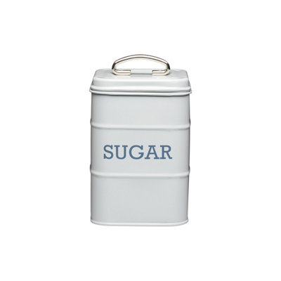 KitchenCraft Living Nostalgia French Grey Sugar Tin from B&Q