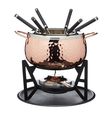 ARTESA COPPER FINISH FONDUE SET GIFT BOXED CLEARANCE - Image 5