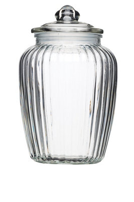 KitchenCraft Home Made Multi-Purpose Large Glass Storage Jar from B&Q