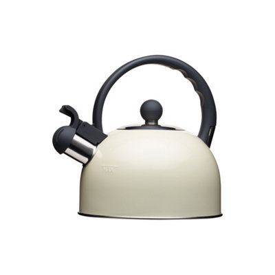 KitchenCraft Living Nostalgia Antique Cream Traditional 1.4 Litre Whistling Kettle from B&Q