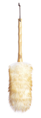 KitchenCraft Living Nostalgia Traditional Natural Lambswool Duster from B&Q