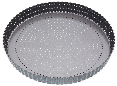 Masterclass Crusty Bake Non-Stick Fluted Round Quiche Tin 30Cm