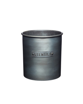 KitchenCraft Industrial Kitchen Vintage-Style Metal Utensil Holder from B&Q