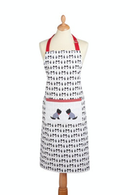 Kitchencraft Westie Dog-Themed Cotton Cooking Apron With Adjustable Neck Strap from B&Q