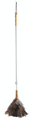 KitchenCraft Living Nostalgia Genuine Ostrich Feather Duster With Telescopic Handle from B&Q
