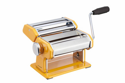 Kitchencraft Yellow World Of Flavours Stainless Steel Pasta Maker