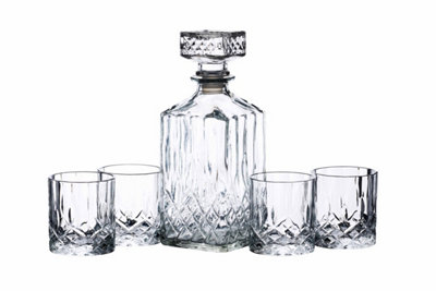 B&Q -  Cut Glass Decanter Set