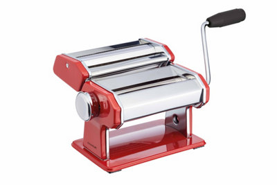 Kitchencraft Red World Of Flavours Stainless Steel Pasta Maker - Stainless Steel - Pasta Making - Image 4