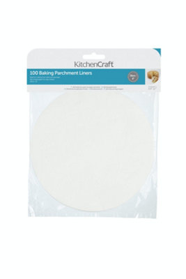 Kitchencraft Round 20Cm Siliconised Baking Papers from B&Q